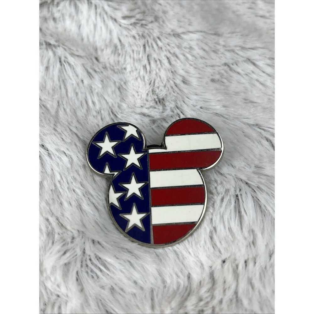 Mickey Head‎ American Flag Disney Pin 2008